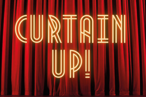 Image representing Curtain up!