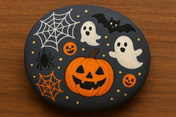 Image representing Halloween Rock Painting​